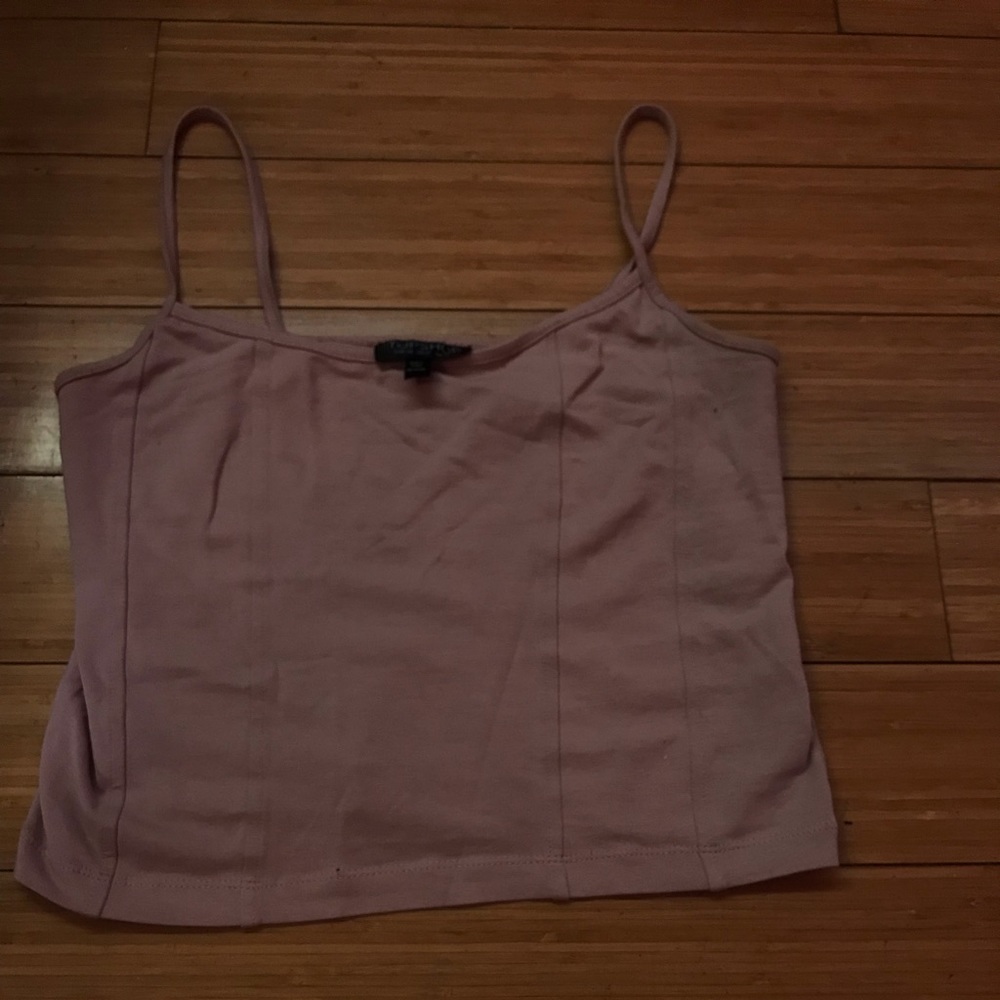 Dusty pink top shop tank top